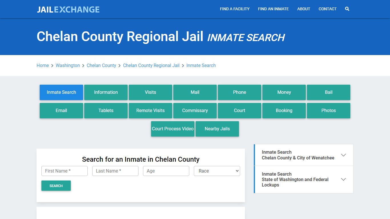 Chelan County Regional Jail, WA Inmate Search: Roster & Mugshots